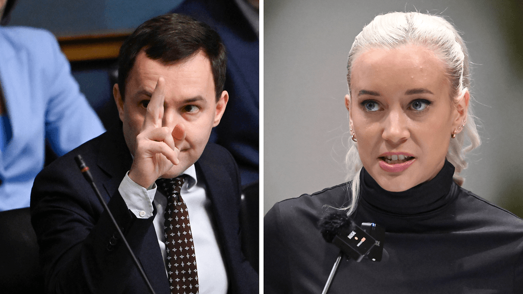 Sosiaali- ja terveysministeri Wille Rydman (ps.) ja vihreiden puheenjohtaja Sofia Virta ottivat rajusti yhteen Ylen A-Studiossa.