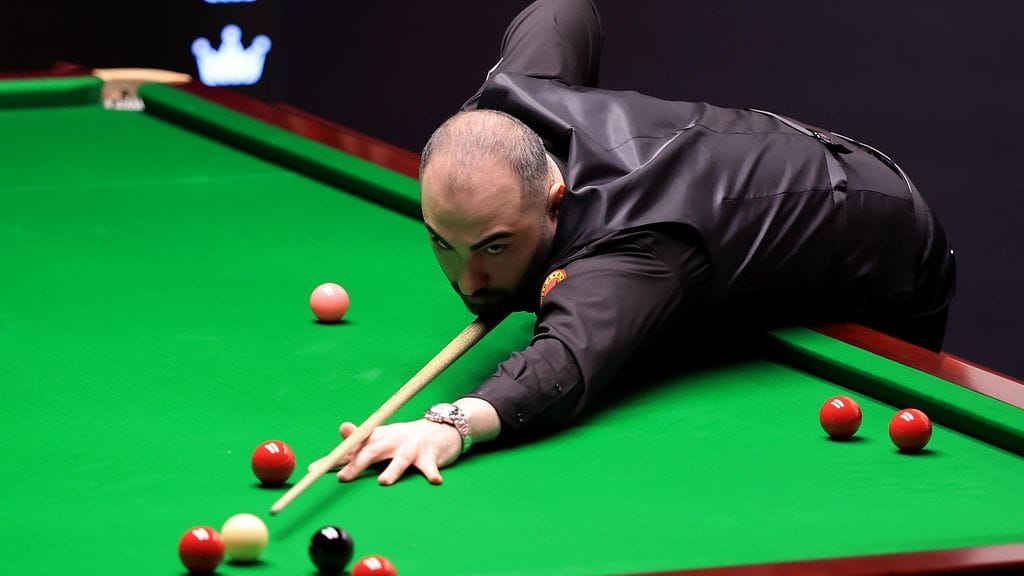 Hossein Vafaei järjesti yllätyksen MM-snookerissa.