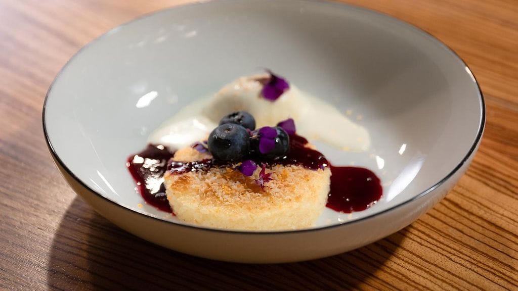 MasterChef Suomi: Nammoura kakku (kookos-mannakakku) ja vanilija-appelsiinikukkavesijäätelö, Zahran resepti