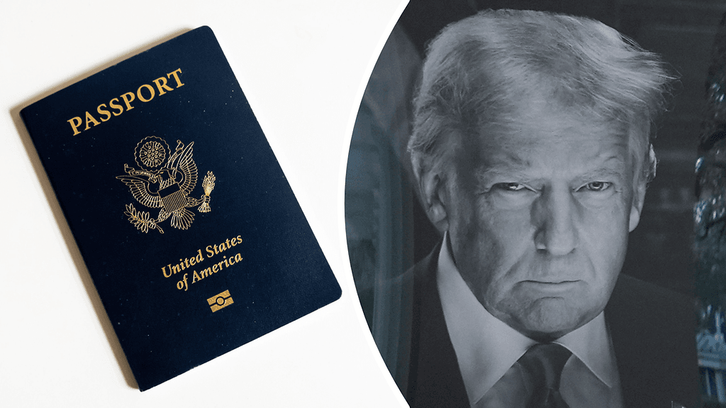 Passiin tulee oikealla olevan kaltainen kuva presidentin kasvoista.