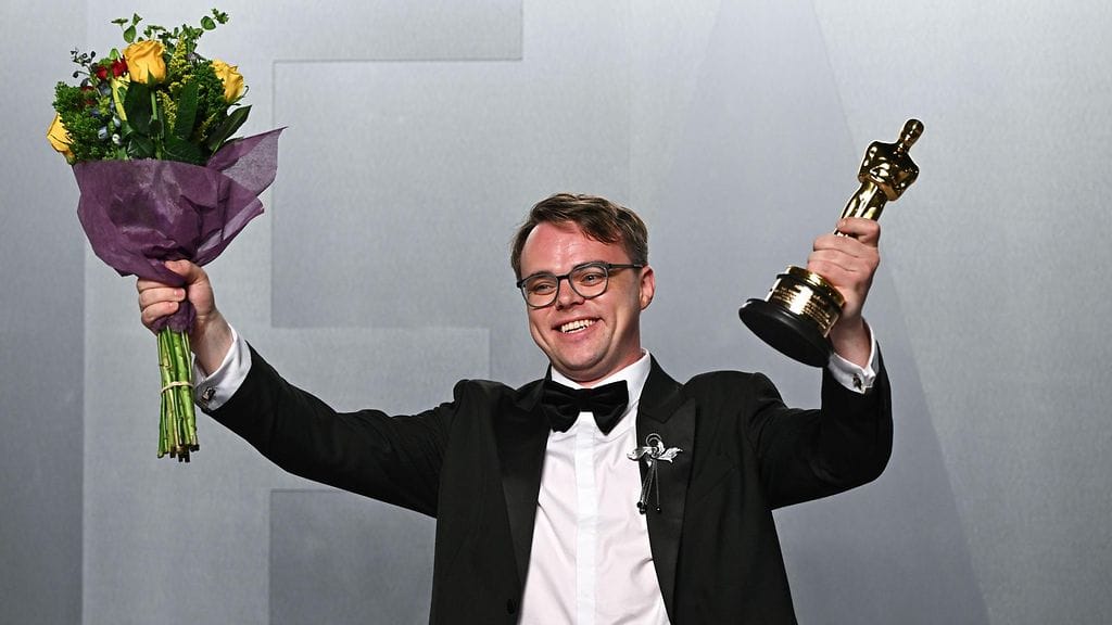 Elokuvaohjaaja Pavel Talankin Oscar-gaalassa Los Angelesissa Yhdysvalloissa 15. maaliskuuta