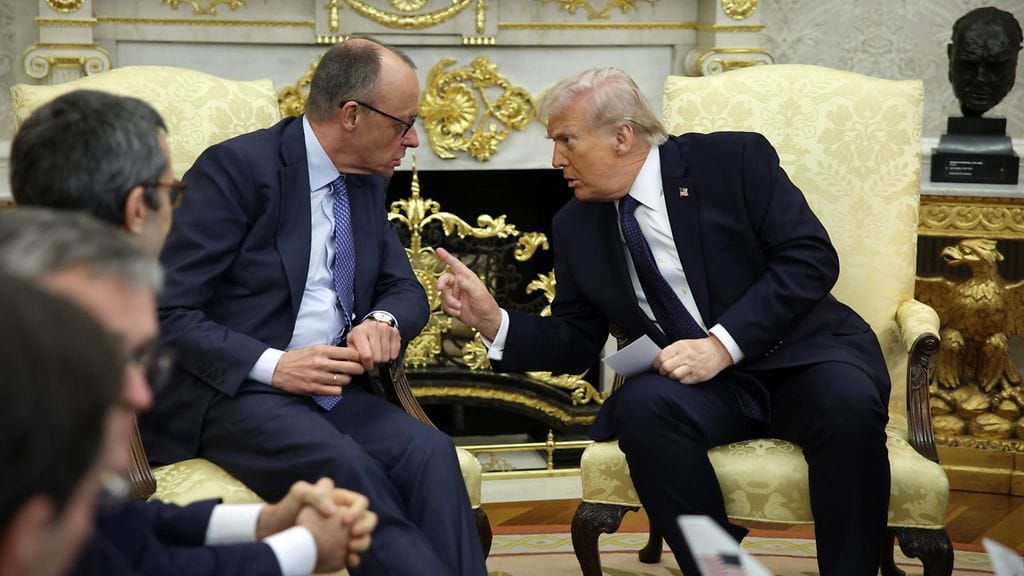 Saksan liittokansleri Friedrich Merz ja Yhdysvaltojen presidentti Donald Trump tapasivat Washingtonissa maaliskuun alussa.