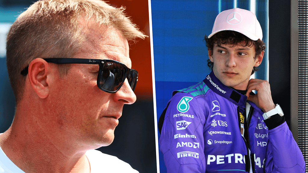 Mercedeksen Kimi Antonelli tokaisi Kimi Räikkösen tutuksi tekemän eriskummallisen sanan.