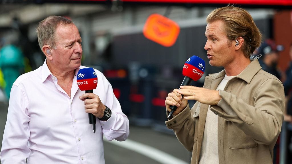 Martin Brundle ja Nico Rosberg tähdittävät Skyn F1-lähetyksiä Isossa-Britanniassa.