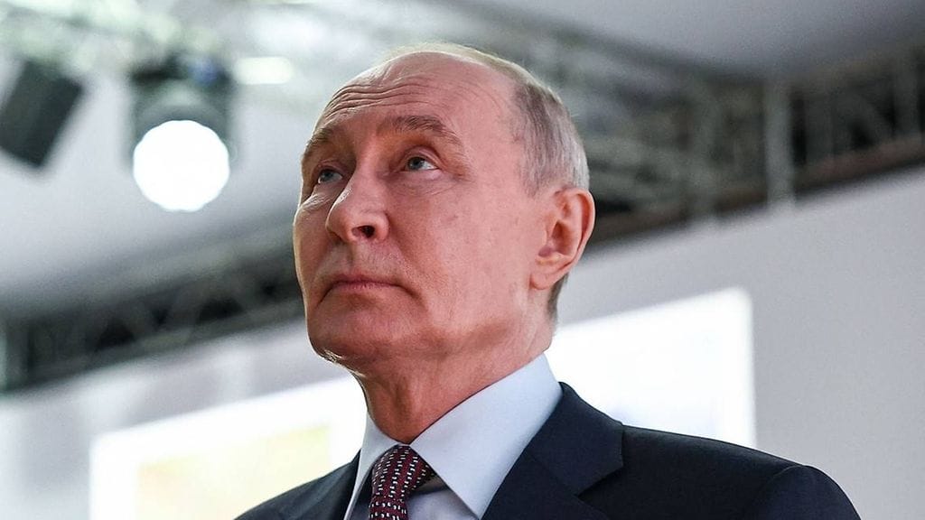 Venäjän presidentti Vladimir Putin huhtikuussa 2023.