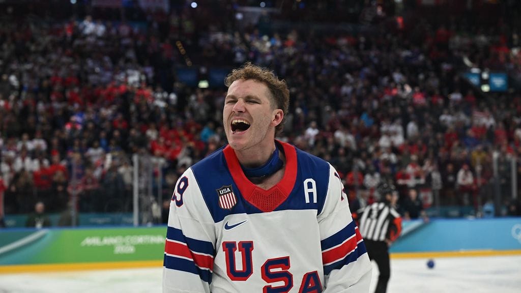Matthew Tkachuk edustaa USA:ta kevään MM-kisoissa.