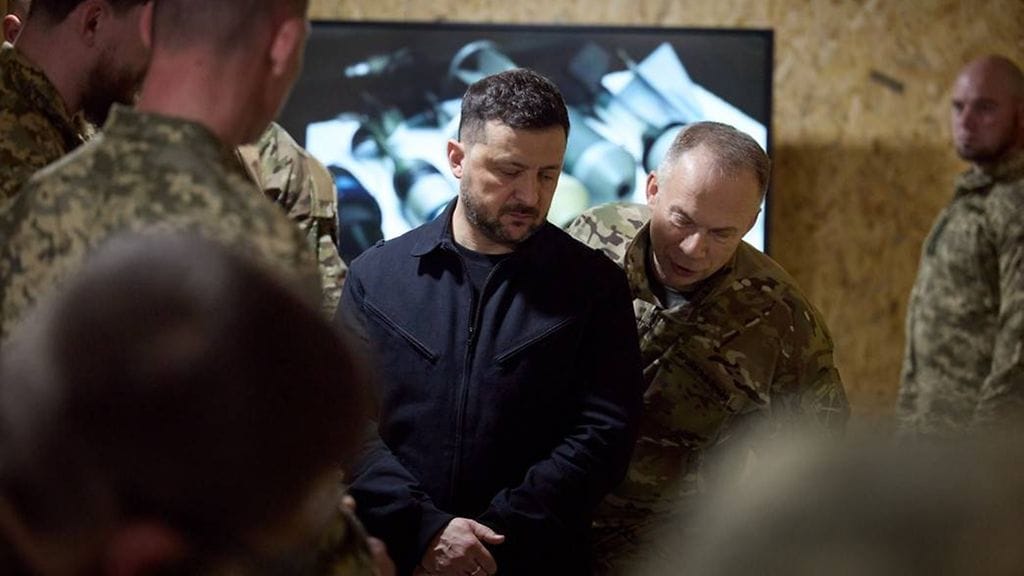 Ukrainan presidentti Volodymyr Zelenskyi kuvattuna 8. toukokuuta 2026.