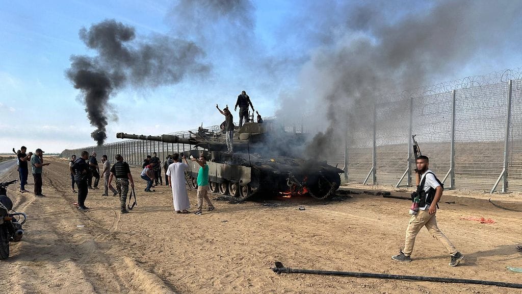Gazan Hamas teki yllätyshyökkäyksen Israeliin 7. lokakuuta 2023.