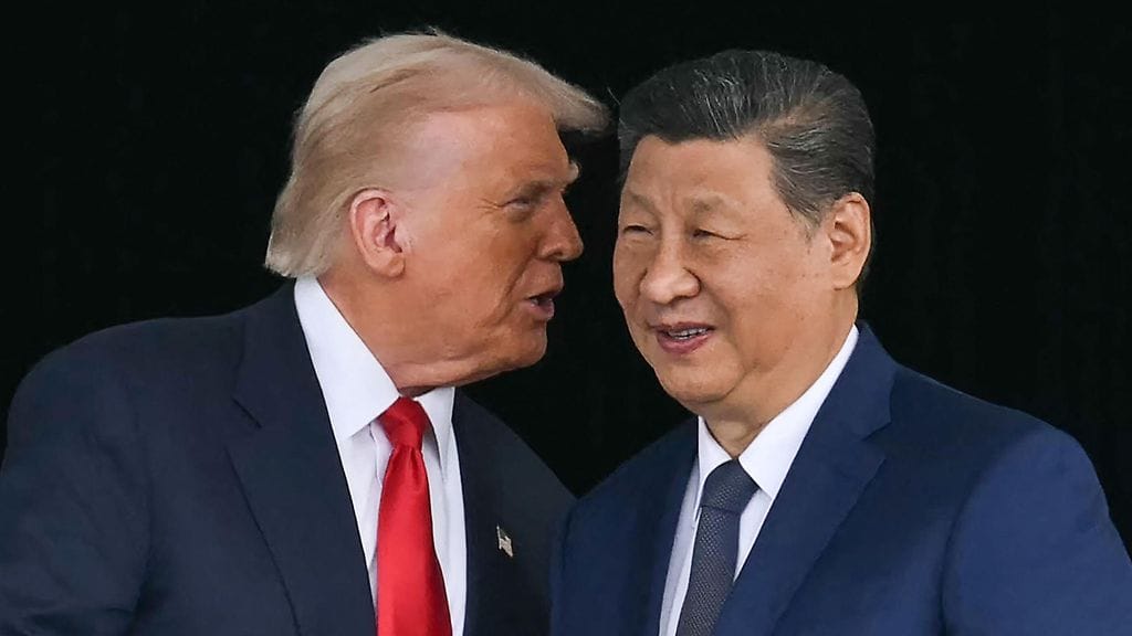 Kuvassa Donald Trump ja Xi Jinping viime lokakuussa Etelä-Koreassa.