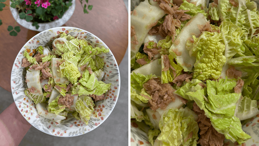 tonnikala-kiinankaalisalaatti