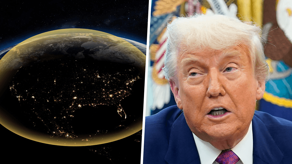 Havainnekuva Donald Trumpin haluamasta "Kultaisesta Kupolista".