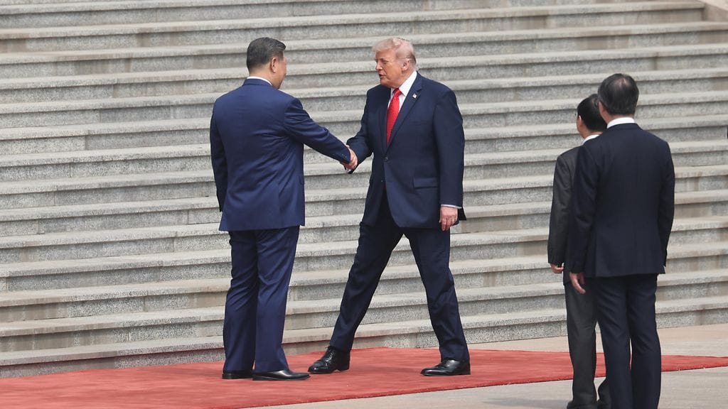 Trump on aloittanut vierailunsa Xi:n kanssa.