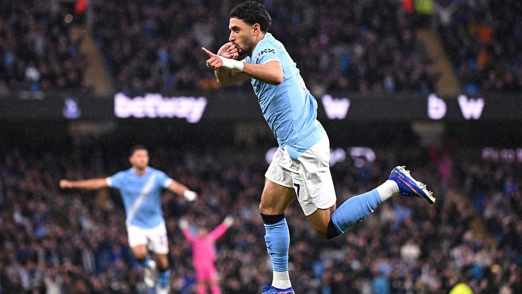 Omar Marmoush jatkaa Manchester Cityn kanssa Arsenalin jahtia mestaruustaistelussa.