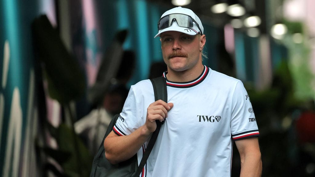 Valtteri Bottas joutui autovarkauden kohteeksi Miamissa.