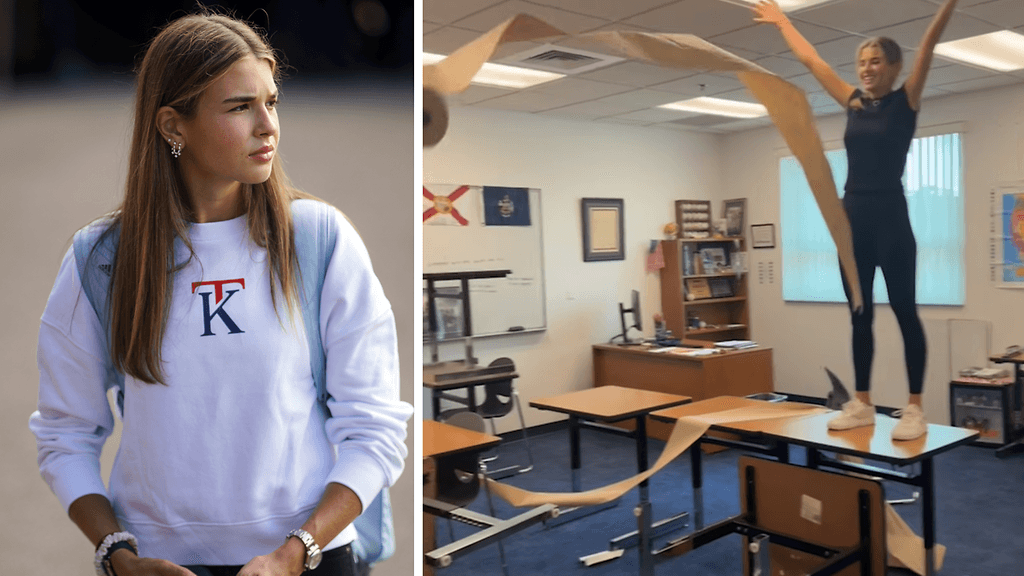 Kai Trump osallistui high schoolin päättymiseen liittyviin valmistujaiskepposiin.