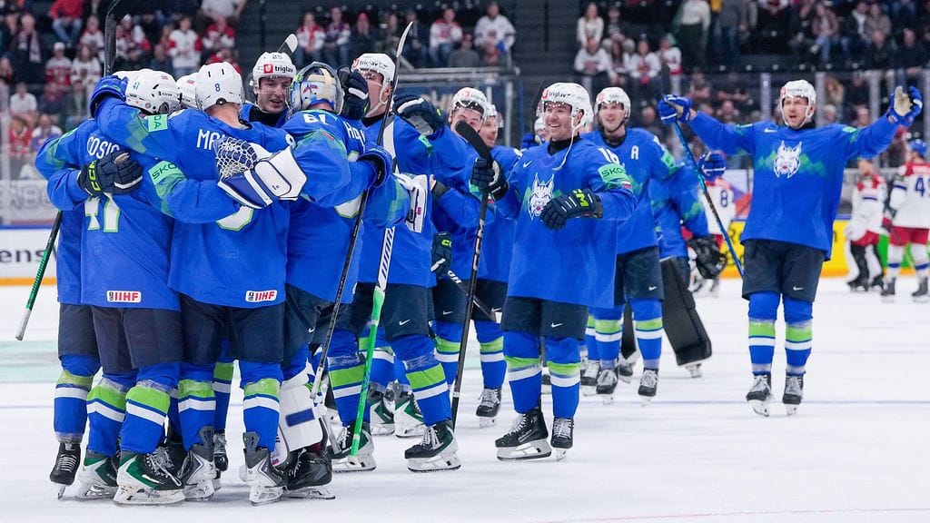Slovenia voitti ensimmäistä kertaa MM-tasolla Tshekin.