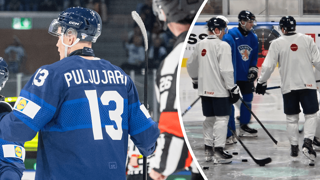 Muun muassa Jesse Puljujärvi jätti sunnuntaina harjoituksen väliin.