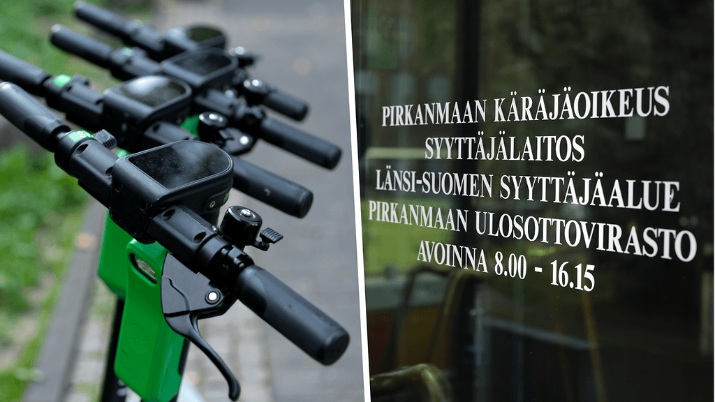 Pirkanmaan käräjäoikeus antaa tänään tuomionsa Pirkkalan skuuttiturmassa. Kuvituskuva.