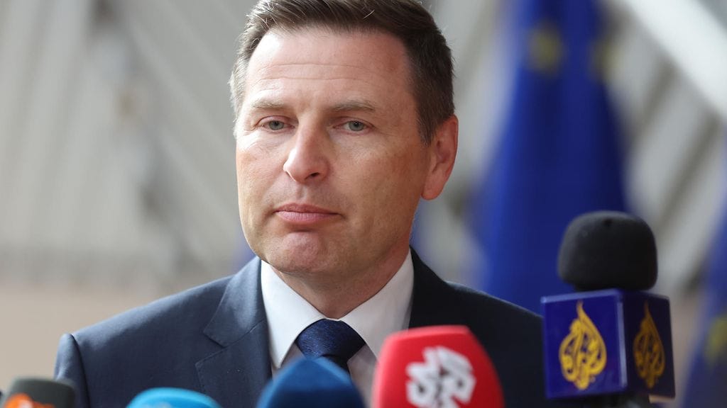 Viron puolustusministeri Hanno Pevkur.