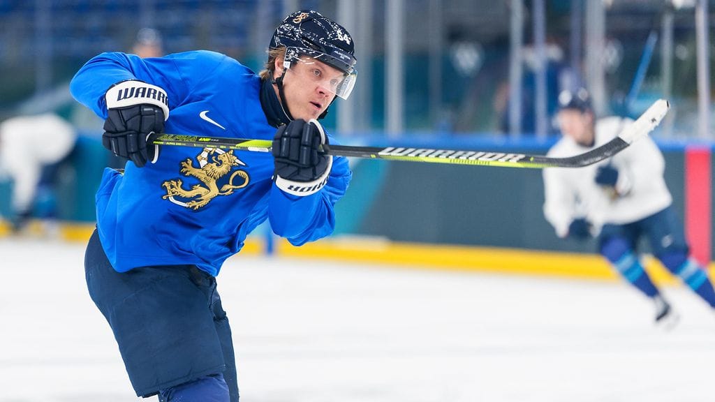 Mikael Granlund on ollut Leijonien kantavia voimia aina pelatessaan maajoukkueessa. Kuva viime helmikuun olympialaisista.