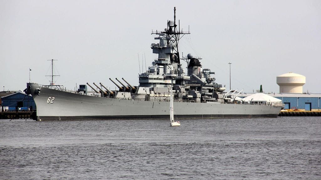 AOP 31.3B3FGCM USS New Jersey museo taistelulaiva