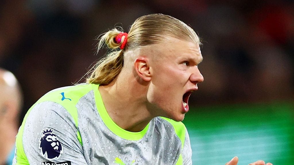 Erling Haaland lietsoi Manchester Cityä ja teki lisäajalla tasoitusmaalin, mutta se ei riittänyt pitämään mestaruushaaveita elossa.