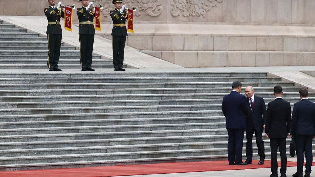 Putin ja Xi Kiinassa, Pekingissä.