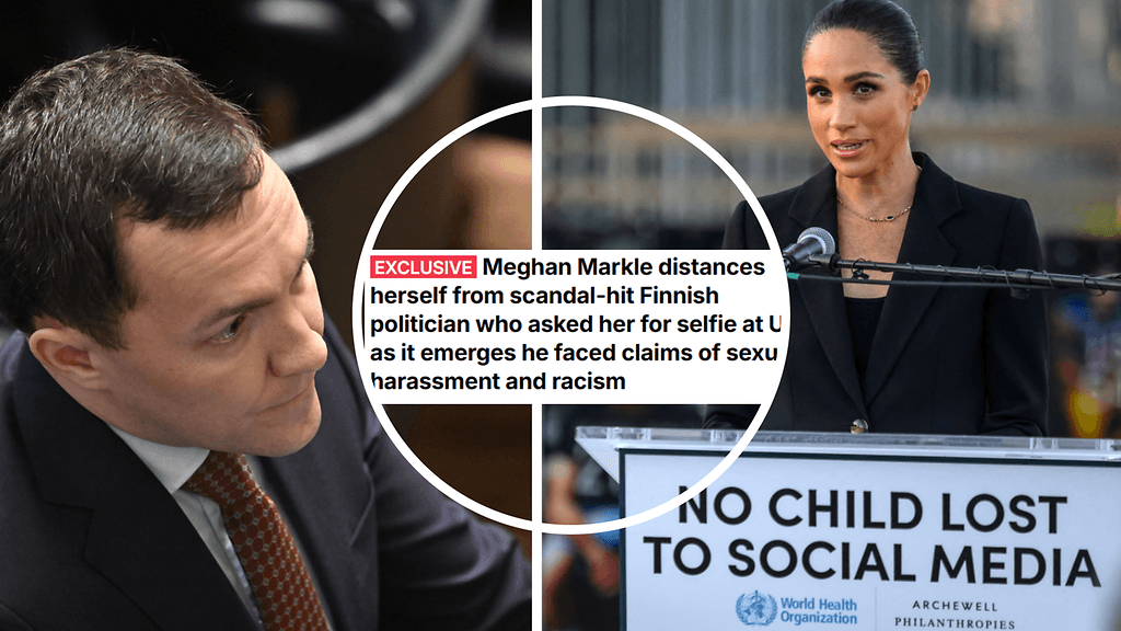 Kuvakaappaus Daily Mailin otsikosta.