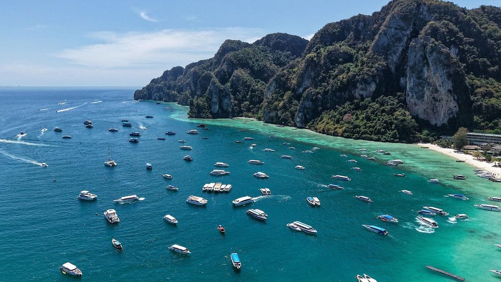 Thaimaa on suosittu turistikohde.