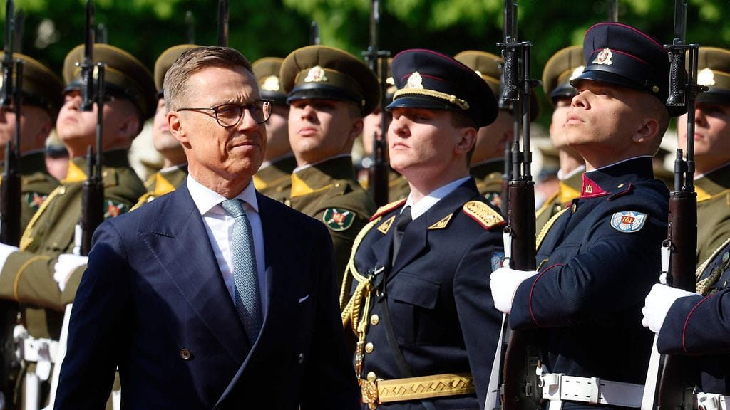 Presidentti Stubb vieraili Latviassa 14. toukokuuta.