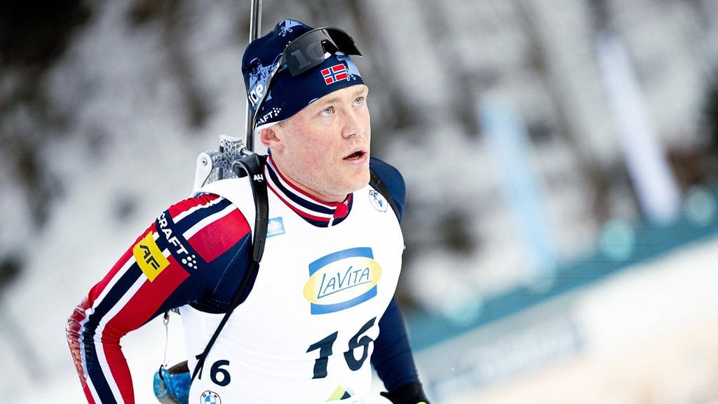 Norjan Martin Uldal voitti Milano-Cortinan talviolympialaisissa viestihopeaa.