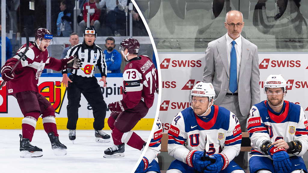 Latvia voitti Yhdysvallat ja nousi kiinni A-lohkon viimeiseen puolivälieräpaikkaan.