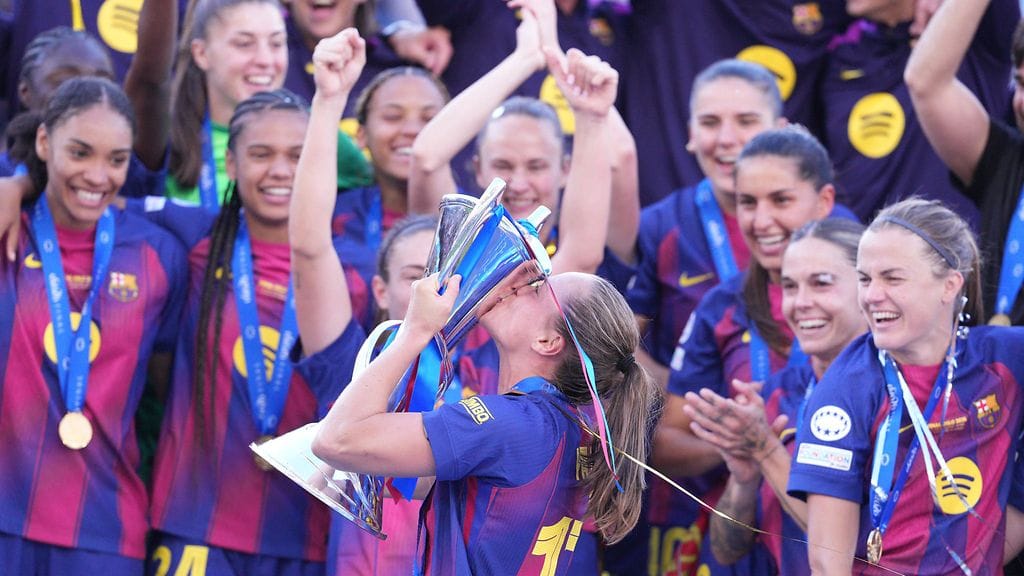 Ewa Pajor johdatti Barcelonan Mestarien liigan voittoon.