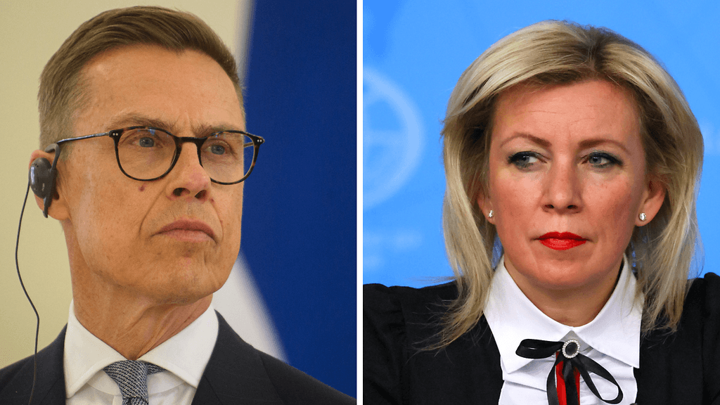 Venäjän ulkoministeriön tiedottaja Marija Zaharova syyttää Alexander Stubbia vihapuheesta Venäjää kohtaan.