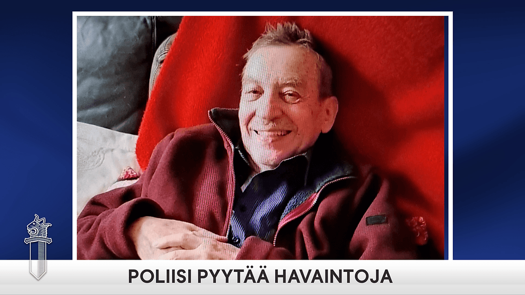 Noin 80-vuotias mies katosi Lappeenrannassa.