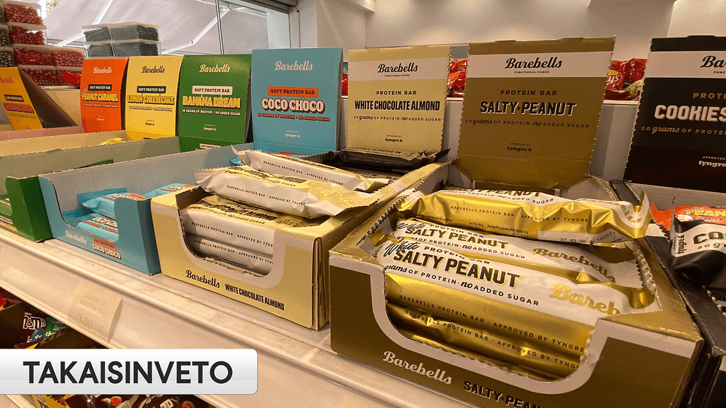 Erä Barebellsin proteiinipatukoita vedetään myynnistä.