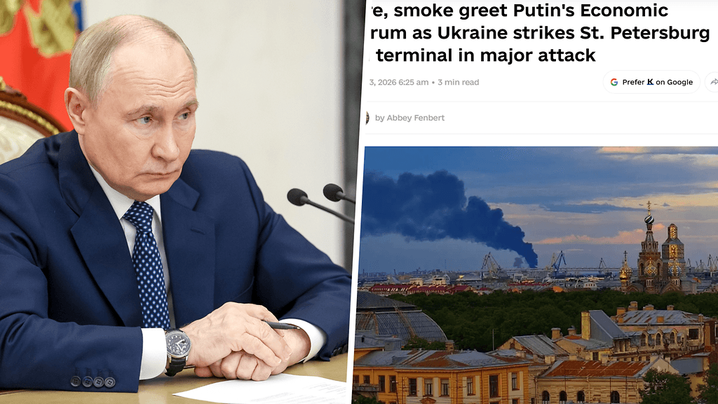 Pietarissa soi varhain keskiviikkona ilmahälytys ja suuri savupatsas näkyi kaupunkikuvassa.