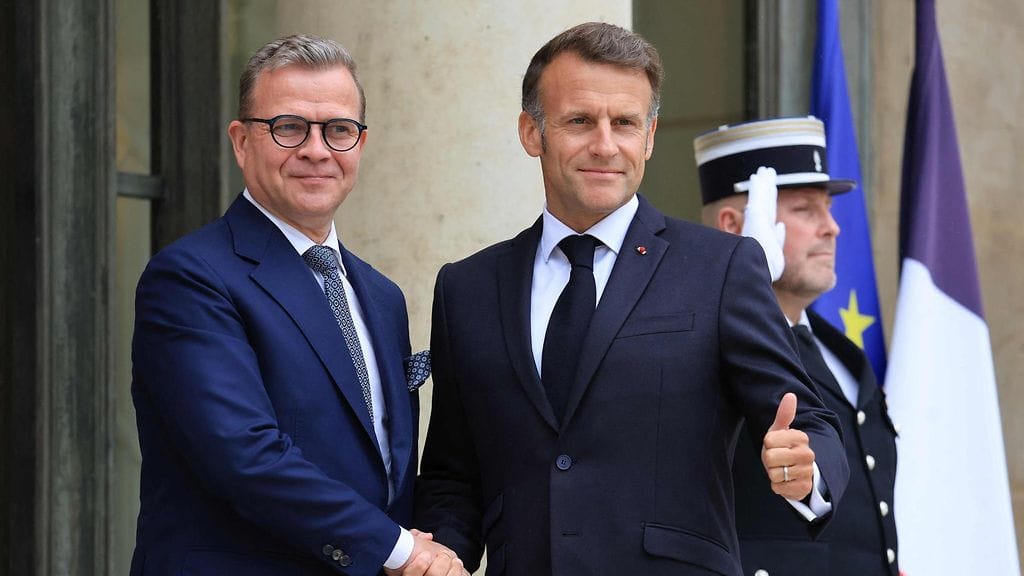 Orpo tapasi Ranskan presidentti Emmanuel Macronin.