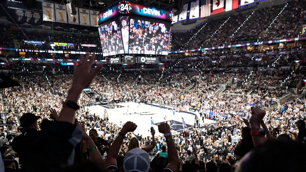 San Antonio Spurs pelaa tämän kauden NBA-finaaleissa. Kuvituskuva.