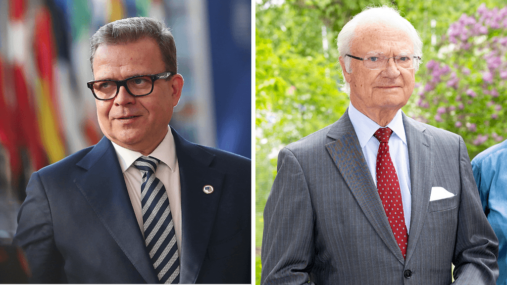 Petteri Orpo kohtasi Kaarle Kustaan talviolympialaisissa.