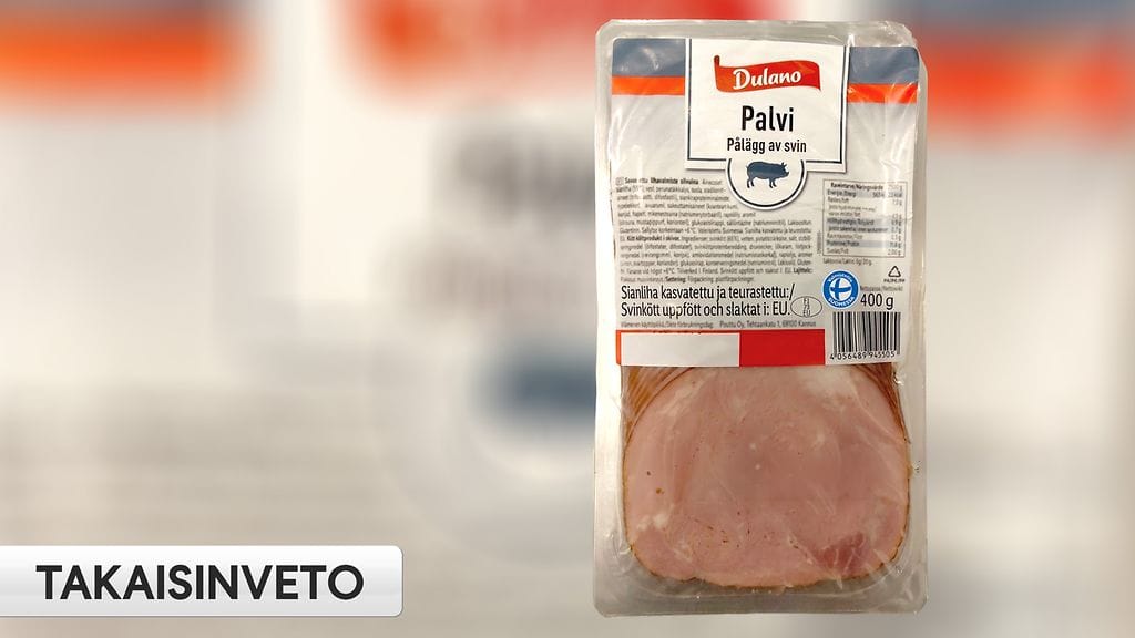 Lidl vetää myynnistä Dulanon palvisiivuja pakkausvirheen takia.