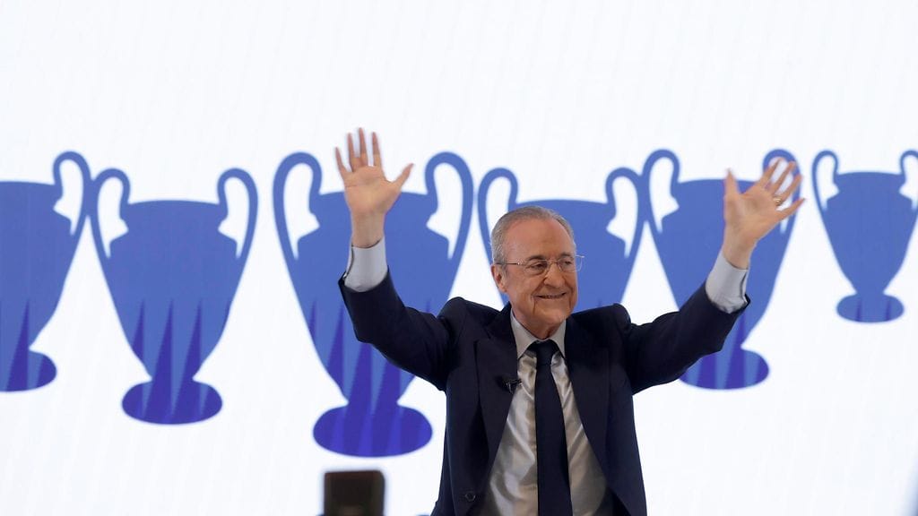 Florentino Perezin, 79, valtakausi Real Madridissa jatkuu vuoteen 2030 asti. Hän on johtanut seuraa yhtäjaksoisesti vuodesta 2009.