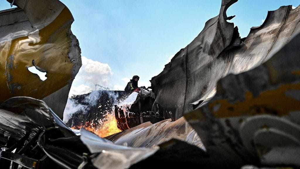 Kuvituskuvaa Ukrainan Zaporizhzhjasta.