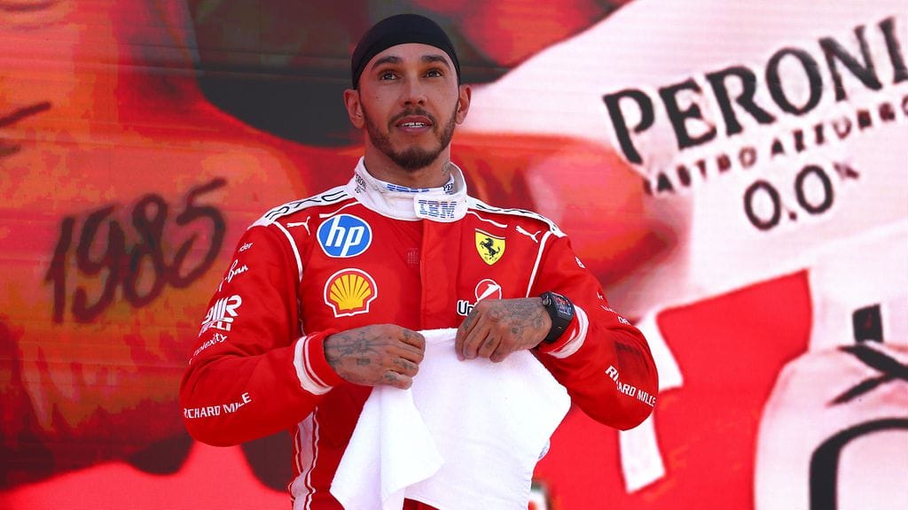Ferrarin Lewis Hamilton otti ensimmäisen voittonsa nykyisessä tallissaan. Voitto oli hänen ensimmäisensä sitten vuoden 2024 Belgian GP:n.