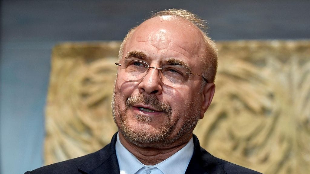 Iranin parlamentin puhemies Mohammad Bagher Ghalibaf kuvattuna lokakuussa 2024.