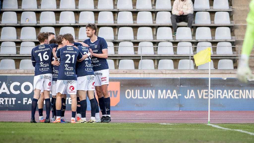 AC Oulu ja IFK Mariehamn pelaavat tänään kello 12.59.