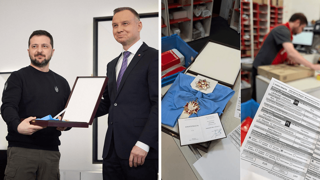 Volodymyr Zelenskyi on palauttanut Puolalle siltä vuonna 2023 saamansa valtiollisen kunniamerkin.