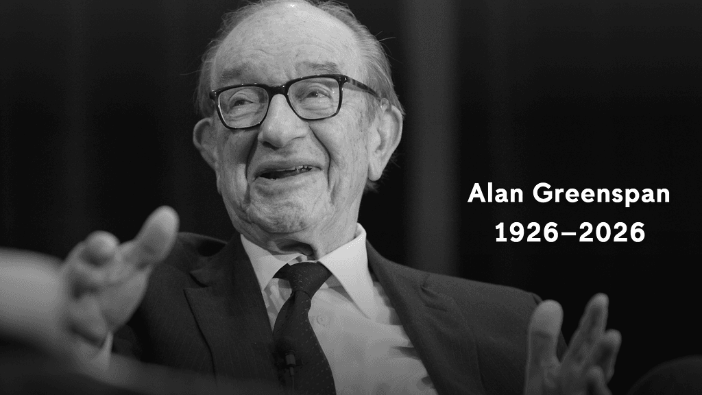 Alan Greenspan oli kuollessaan 100-vuotias.