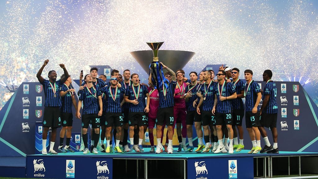 Milanolainen Inter juhli Seria A:n mestaruutta tänä keväänä.