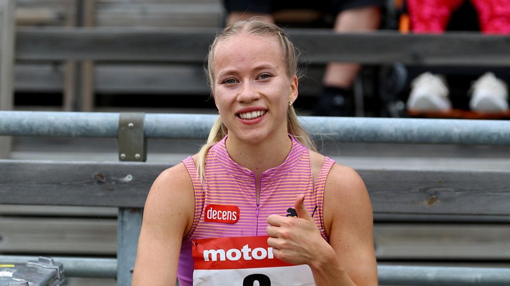 Veera Mattila oli hienossa vauhdissa.